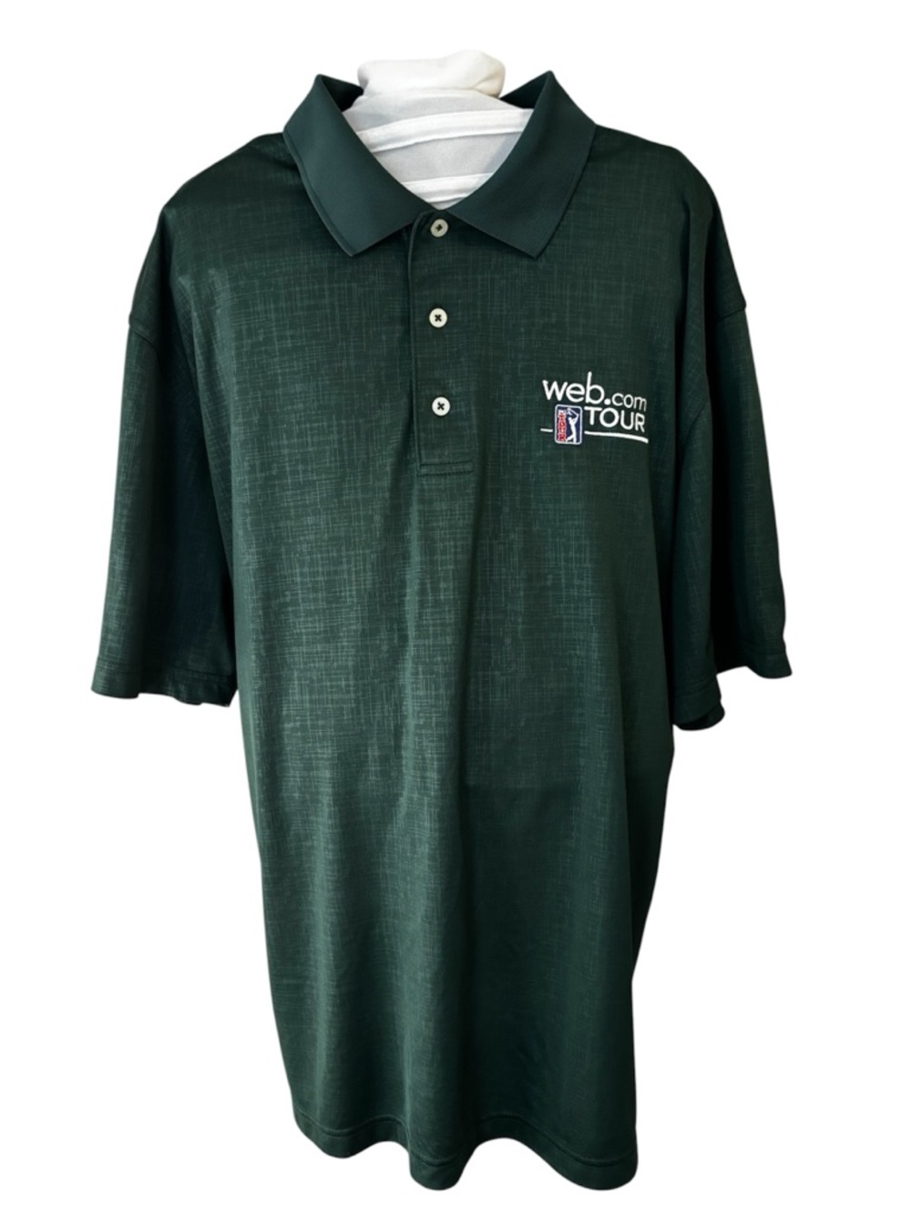 Oxford America PGA Web Tour Golf Polo Mens XL Green Veri Cool Performance Shirt